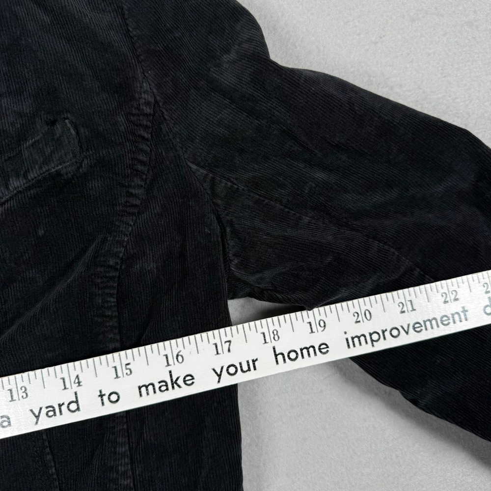 Free People Womens S Byron Corduroy Blazer Black Dark Academia Indie Boho - Picture 7 of 10